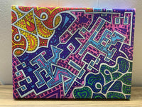 Space Bacon Inspired Original Artwork - Stretched Canvas