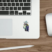 TDB Mashup Dye Cut Weatherproof Sticker