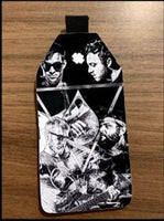 Space Bacon Band Members Leather Keychain