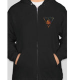 Space Bacon Unisex Zip Up Hoodie