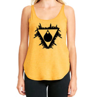 Space Bacon NYC skyline Dripple - Women's Flowy Tank Top