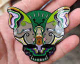 Fly your Face Stealie Art Pin